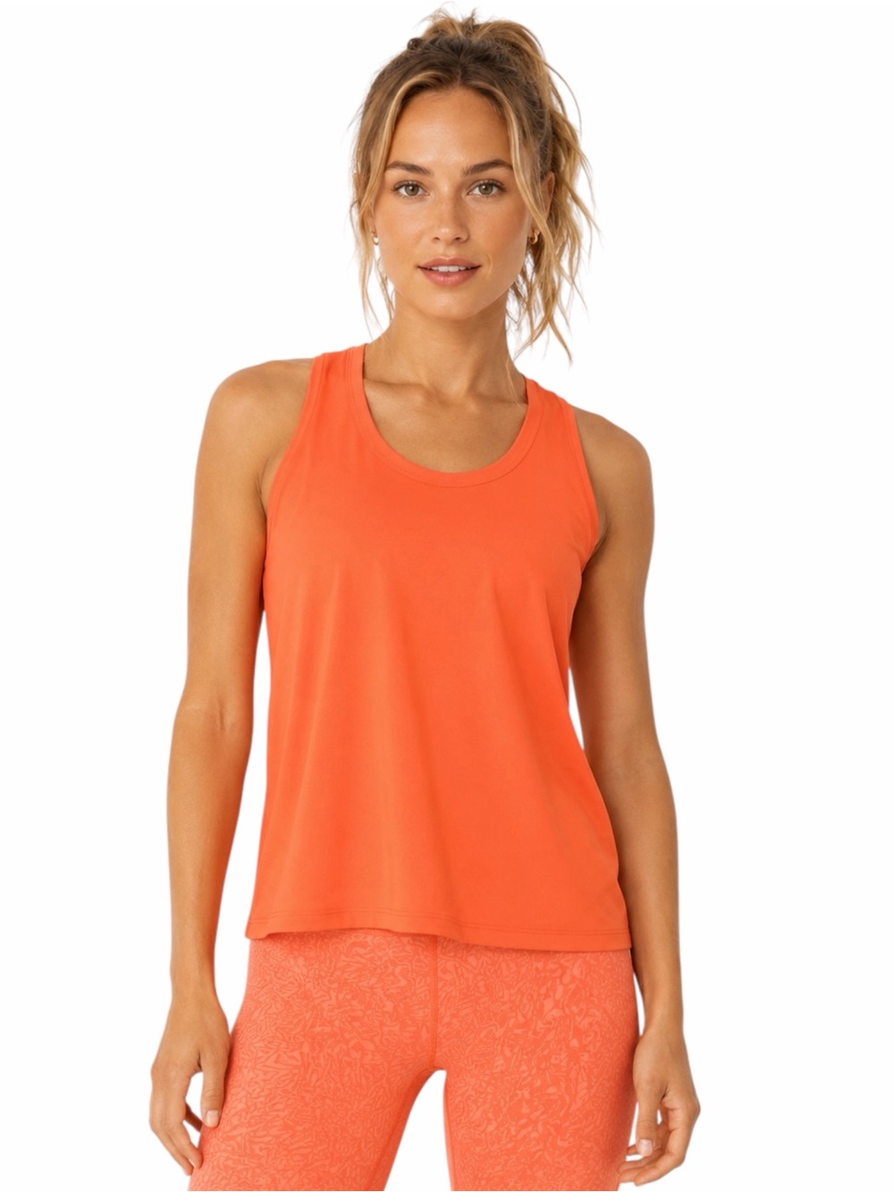 Lululemon – Essential Tank Train – Warm Coral – Racerback Workout Tank – Sz. 6